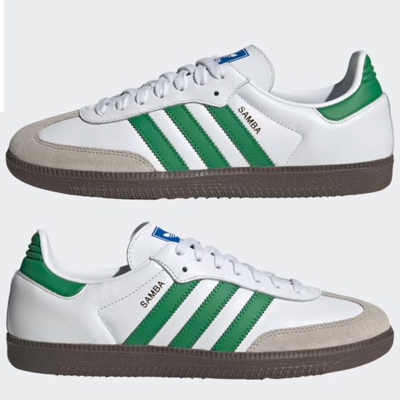 adidas Samba OG White/Green - Picture 5 of 12